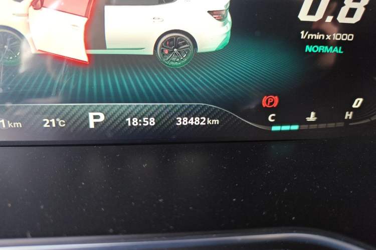 Used MG 6 2020 1.5T Automatic Trophy Smart Drive Flagship Edition Odometer Close Up
