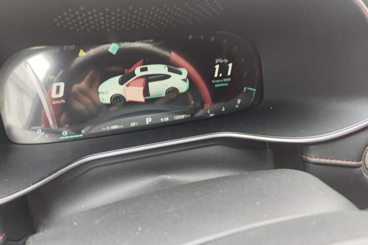 Used MG 6 2020 1.5T Automatic Trophy Flagship Edition Odometer Close Up