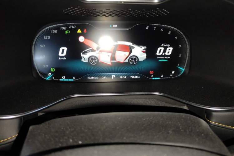 Used MG 6 2021 Pro 1.5T Automatic Trophy Smart Drive Flagship Edition Odometer Close Up