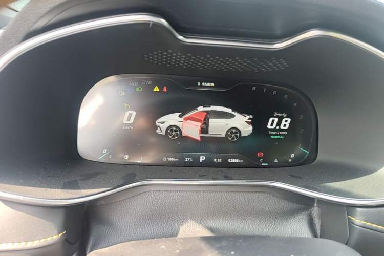 Used MG 6 2021 Pro 1.5T Automatic Trophy Flagship Edition Instrument Cluster