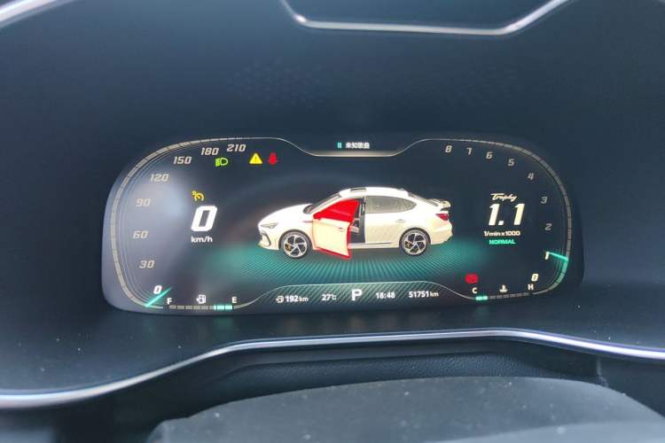Used MG 6 2021 Pro 1.5T Automatic Trophy Flagship Edition Instrument Cluster