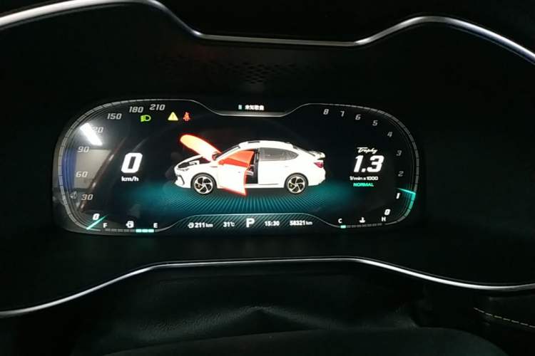 Used MG 6 2021 Pro 1.5T Automatic Trophy Smart Drive Flagship Edition Instrument Cluster