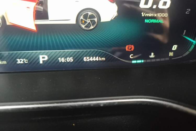 Used MG 6 2021 Pro 1.5T Automatic Trophy Flagship Edition Odometer Close Up