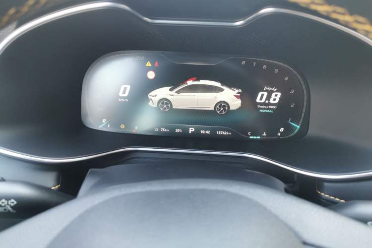 Used MG 6 2021 Pro 1.5T Automatic Trophy Smart Drive Flagship Edition Odometer Close Up