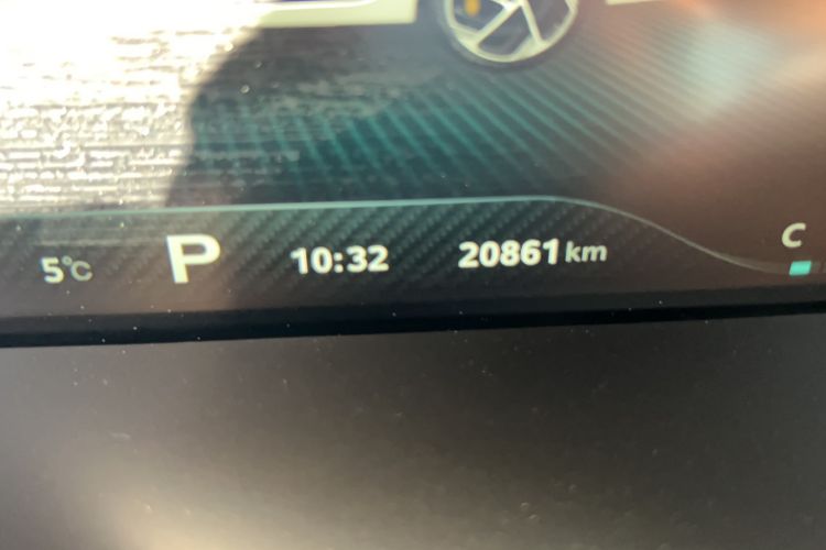 Used MG 6 2021 Pro 1.5T Automatic Trophy Flagship Edition Odometer Close Up