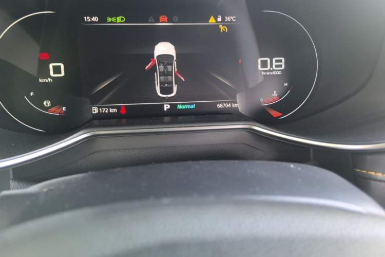 Used MG 6 2021 Pro 1.5T Automatic Trophy Luxury Edition Odometer Close Up