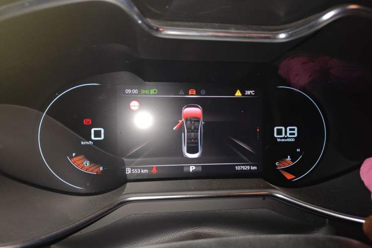 Used MG 6 2021 1.5T Automatic Lingchao Smart Edition Odometer Close Up