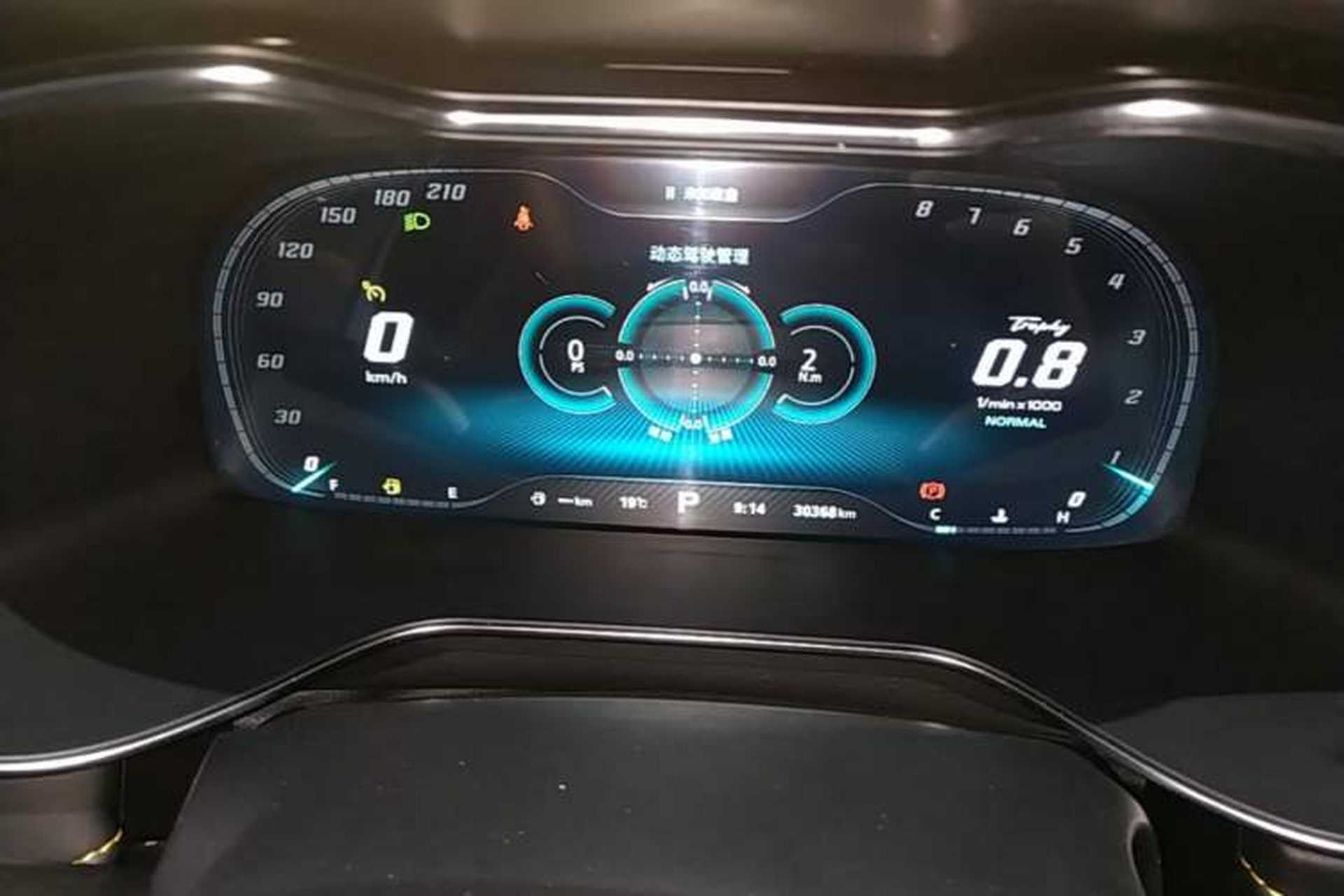 Used MG 6 2021 Pro 1.5T Automatic Trophy Flagship Edition Instrument Cluster