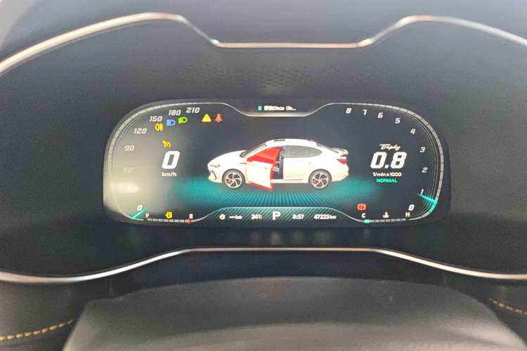 Used MG 6 2021 Pro 1.5T Automatic Trophy Flagship Edition Instrument Cluster