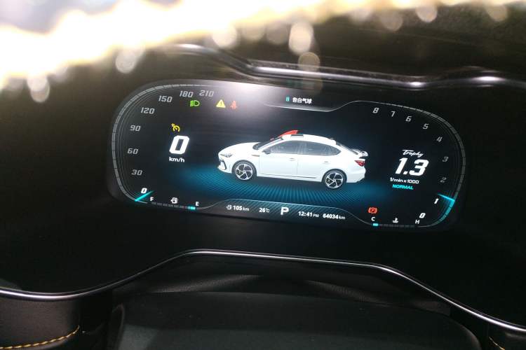 Used MG 6 2021 Pro 1.5T Automatic Trophy Flagship Edition Instrument Cluster