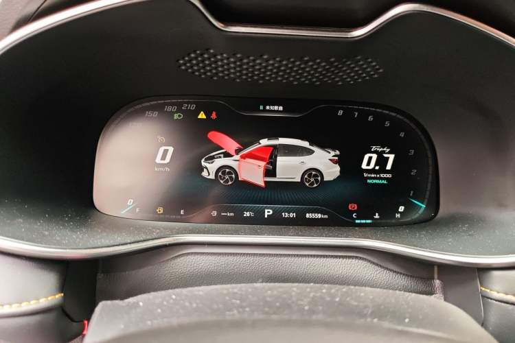 Used MG 6 2021 Pro 1.5T Automatic Trophy Flagship Edition Instrument Cluster