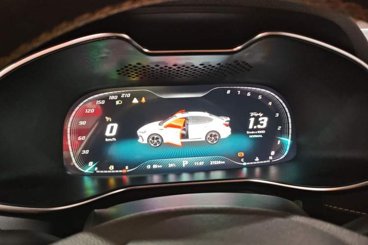 Used MG 6 2021 Pro 1.5T Automatic Trophy Flagship Edition Instrument Cluster