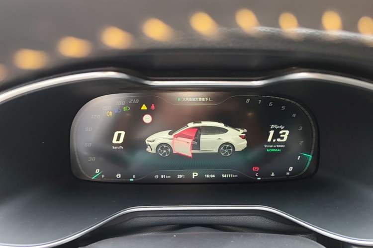 Used MG 6 2021 Pro 1.5T Automatic Trophy Flagship Edition Instrument Cluster