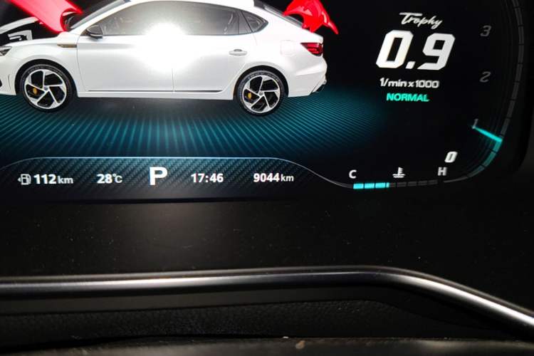 Used MG 6 2021 Pro 1.5T Automatic Trophy Flagship Edition Odometer Close Up