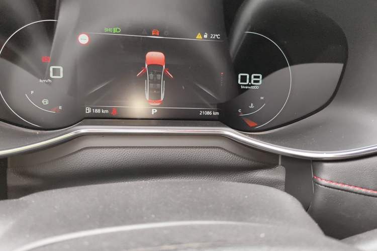 Used MG 6 2021 Pro 1.5T Automatic Trendsetting Luxury Edition Odometer Close Up