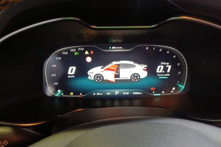 Used MG 6 2021 Pro 1.5T Automatic Trophy Flagship Edition Instrument Cluster
