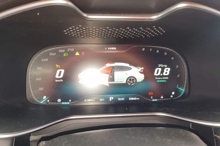 Used MG 6 2021 Pro 1.5T Automatic Trophy Flagship Edition Instrument Cluster