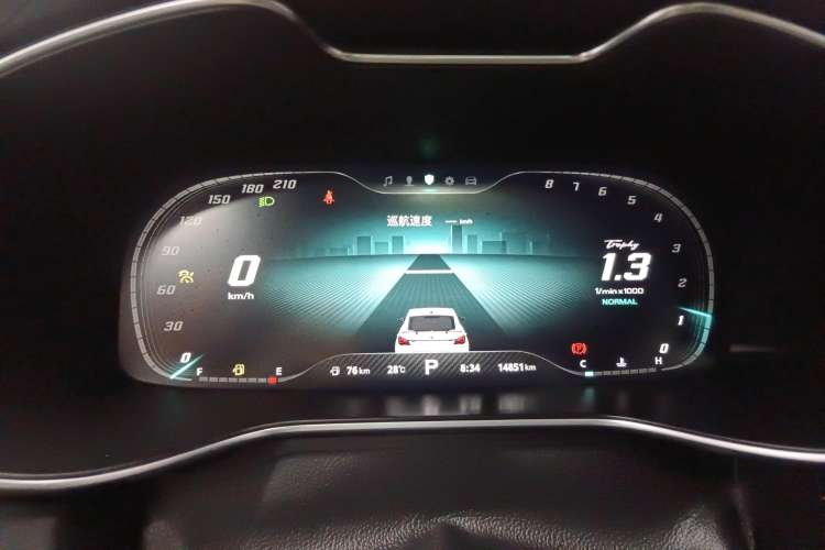 Used MG 6 2021 Pro 1.5T Automatic Trophy Smart Drive Flagship Edition Instrument Cluster