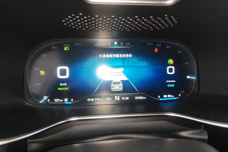 Used MG 6 New Energy 2018 45T E-DRIVE Intelligent Drive Hybrid PILOT Super Internet Edition Instrument Cluster