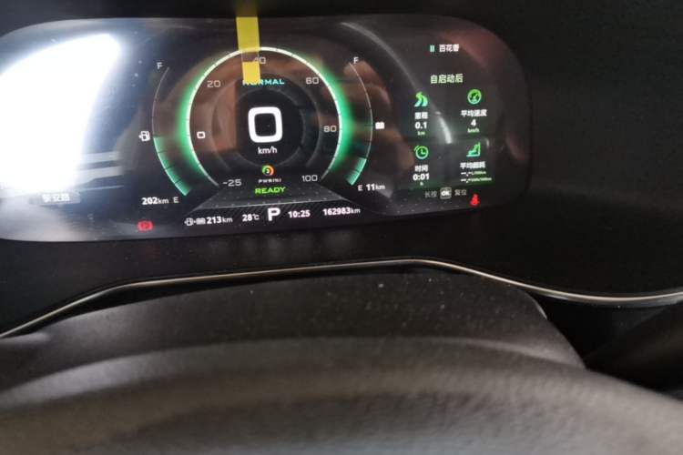 Used MG 6 New Energy 2018 45T E-DRIVE Intelligent Drive Hybrid PILOT Super Internet Edition Odometer Close Up