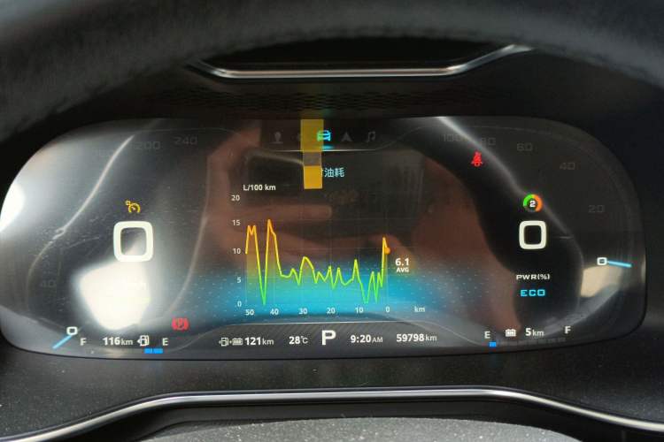Used MG 6 New Energy 2018 45T E-DRIVE Intelligent Hybrid Premium Internet Edition Instrument Cluster
