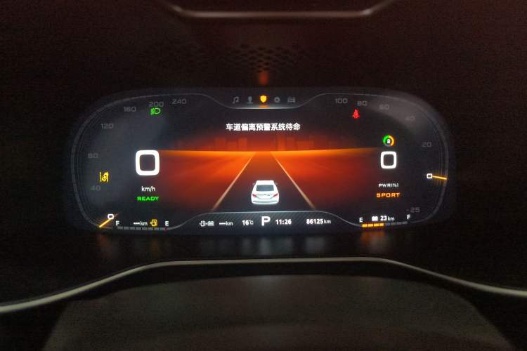 Used MG 6 New Energy 2018 45T E-DRIVE Intelligent Drive Hybrid PILOT Super Internet Edition Instrument Cluster