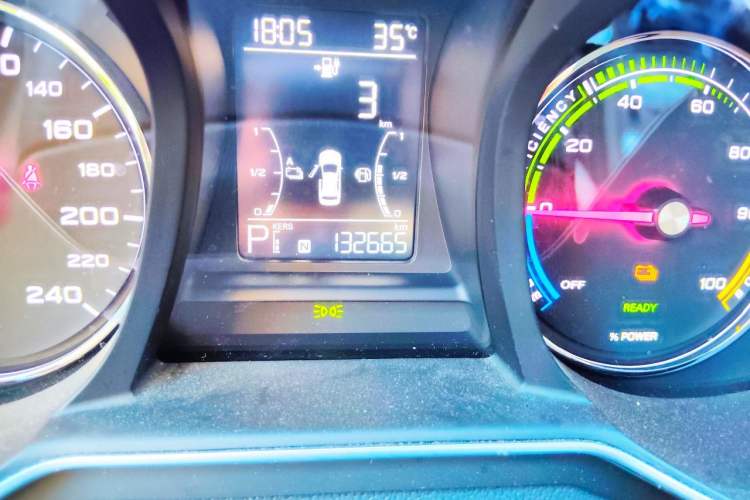 Used MG 6 New Energy 2019 50T Plus Odometer Close Up