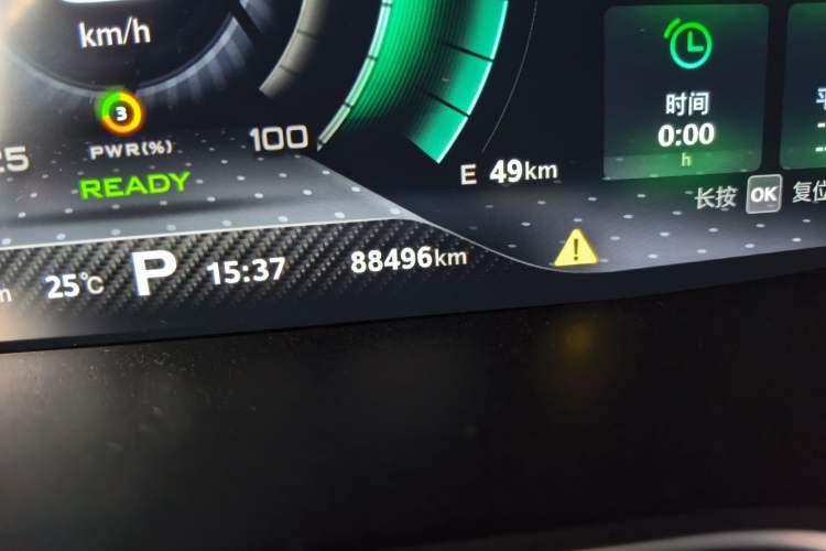 Used MG 6 New Energy 2019 50T Pro Odometer Close Up