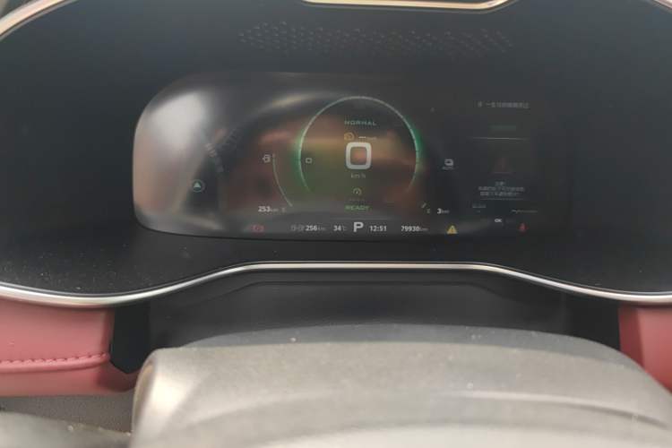 Used MG 6 New Energy 2019 50T Trophy 5-Second Edition Odometer Close Up