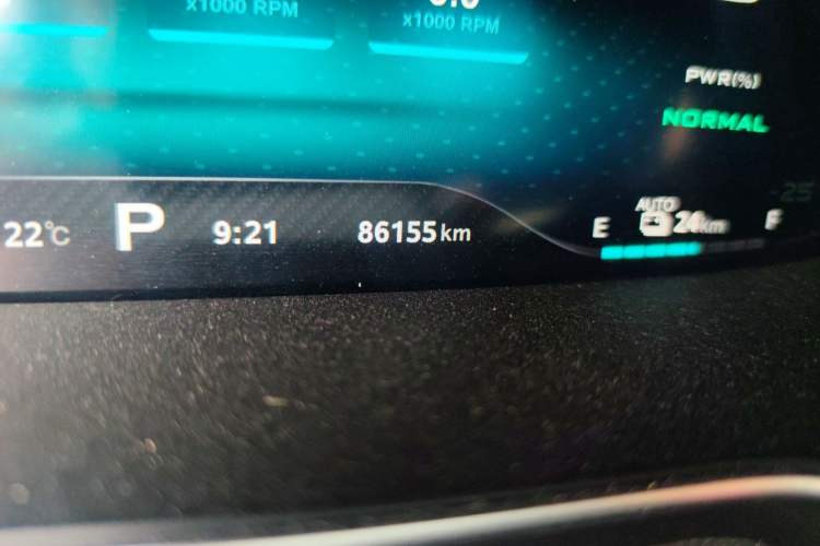 Used MG 6 New Energy 2019 50T Trophy 5-Second Edition Odometer Close Up