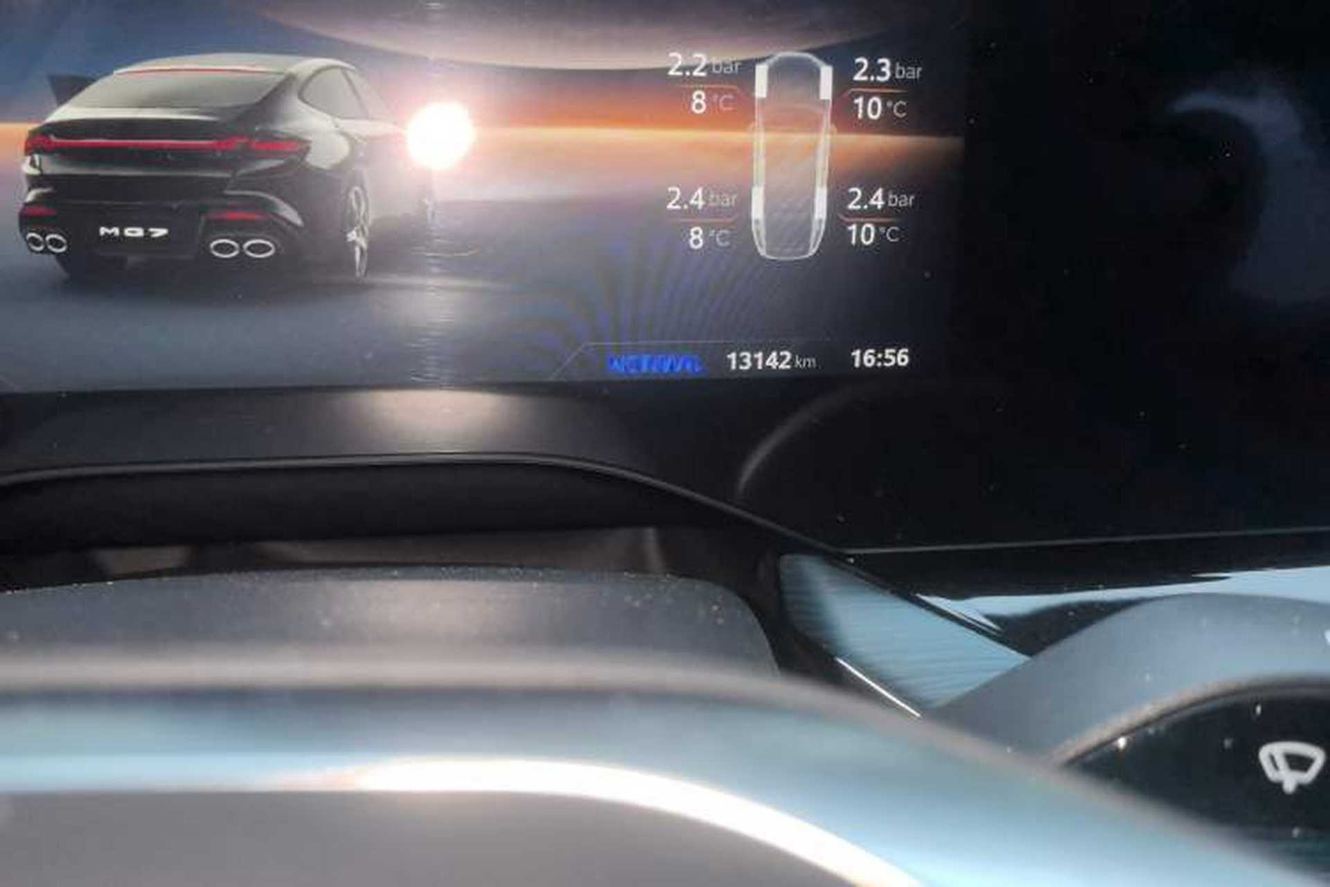 Used MG 7 2023 2.0T Automatic Hunter Luxury Edition Odometer Close Up