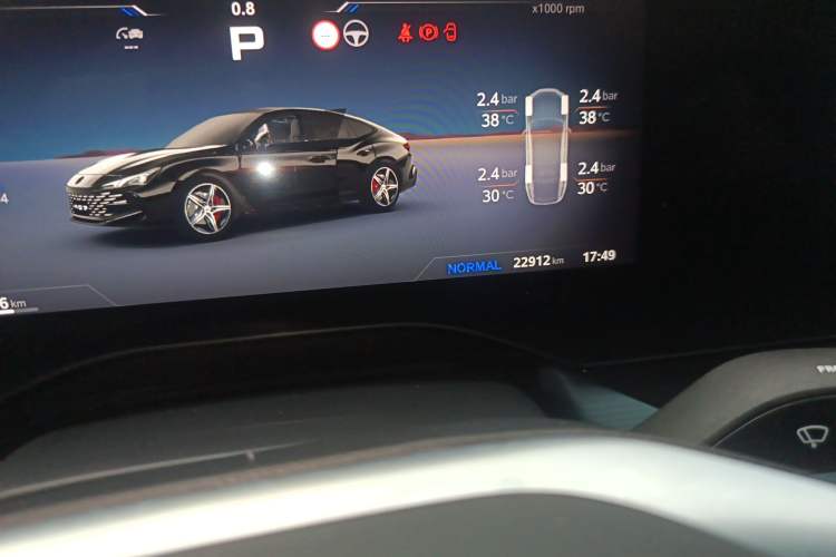 Used MG 7 2023 2.0T Automatic Hunter Luxury Edition Odometer Close Up