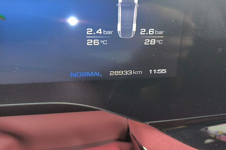Used MG 7 2023 2.0T Automatic Hunter Luxury Edition Odometer Close Up