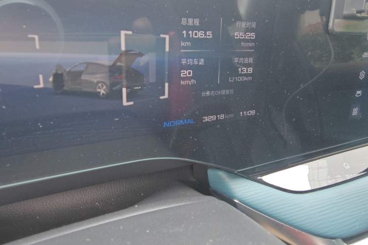 Used MG 7 2023 2.0T Automatic Hunter Luxury Edition Odometer Close Up