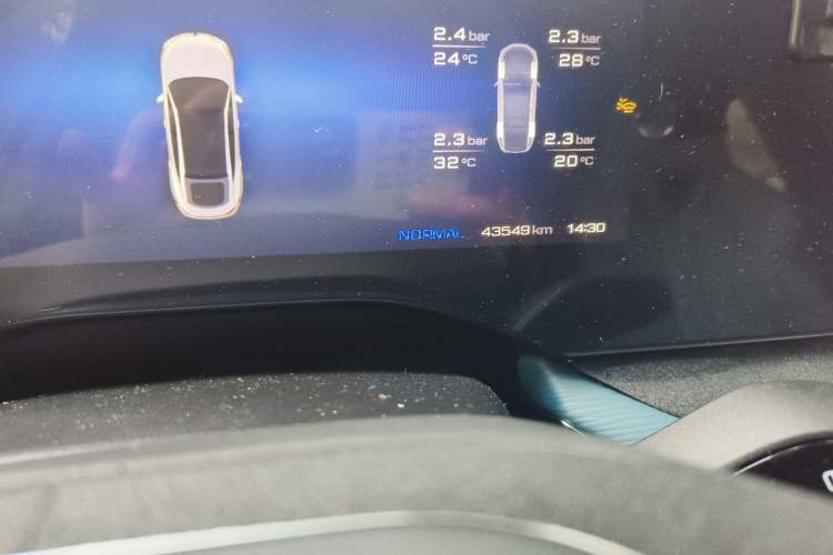 Used MG 7 2023 2.0T Automatic Hunter Luxury Edition Odometer Close Up