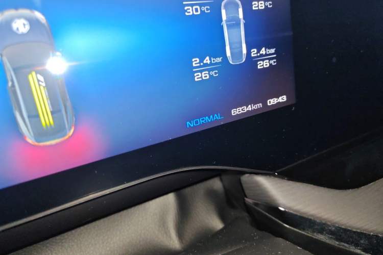 Used MG 7 2023 2.0T Automatic Hunter Luxury Edition Odometer Close Up
