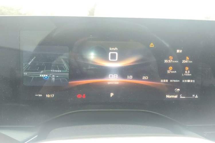Used MG 7 2025 1.5T 300 DCT Elegant Edition Odometer Close Up