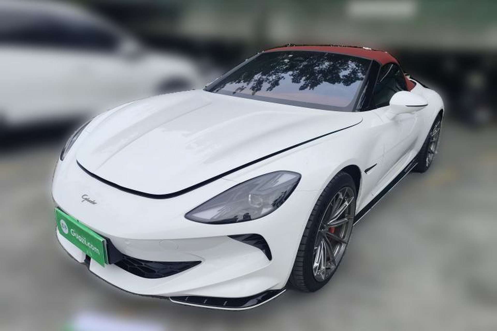 Used MG Cyberster 2024 520 km Legendary All-Wheel-Drive Red Canopy Version Front Left 45 Deg