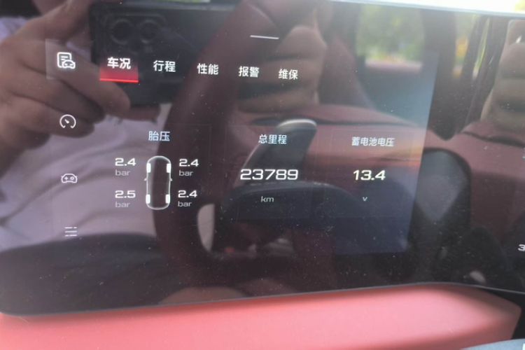 Used MG Cyberster 2024 501km Charming & Heartwarming Edition Odometer Close Up