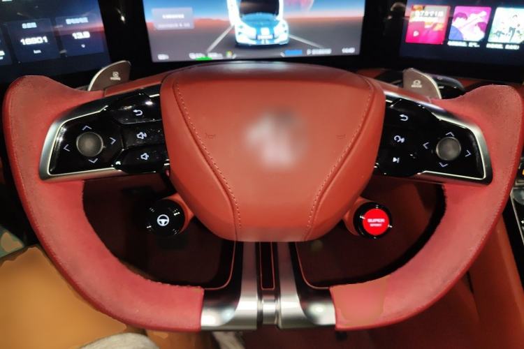 Used MG Cyberster 2024 520 km Legendary All-Wheel-Drive Red Canopy Version Steering Wheel