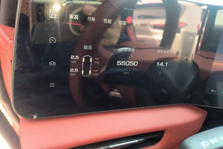 Used MG Cyberster 2024 501km Charming & Heartwarming Edition Odometer Close Up