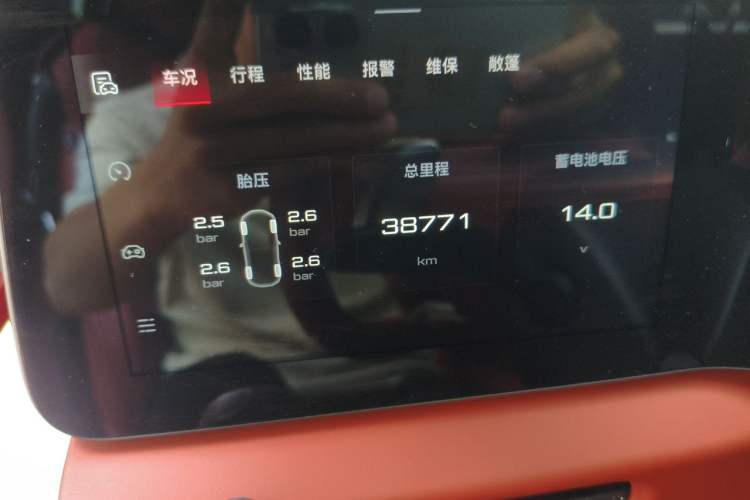 Used MG Cyberster 2024 501km Charming & Heartwarming Edition Odometer Close Up