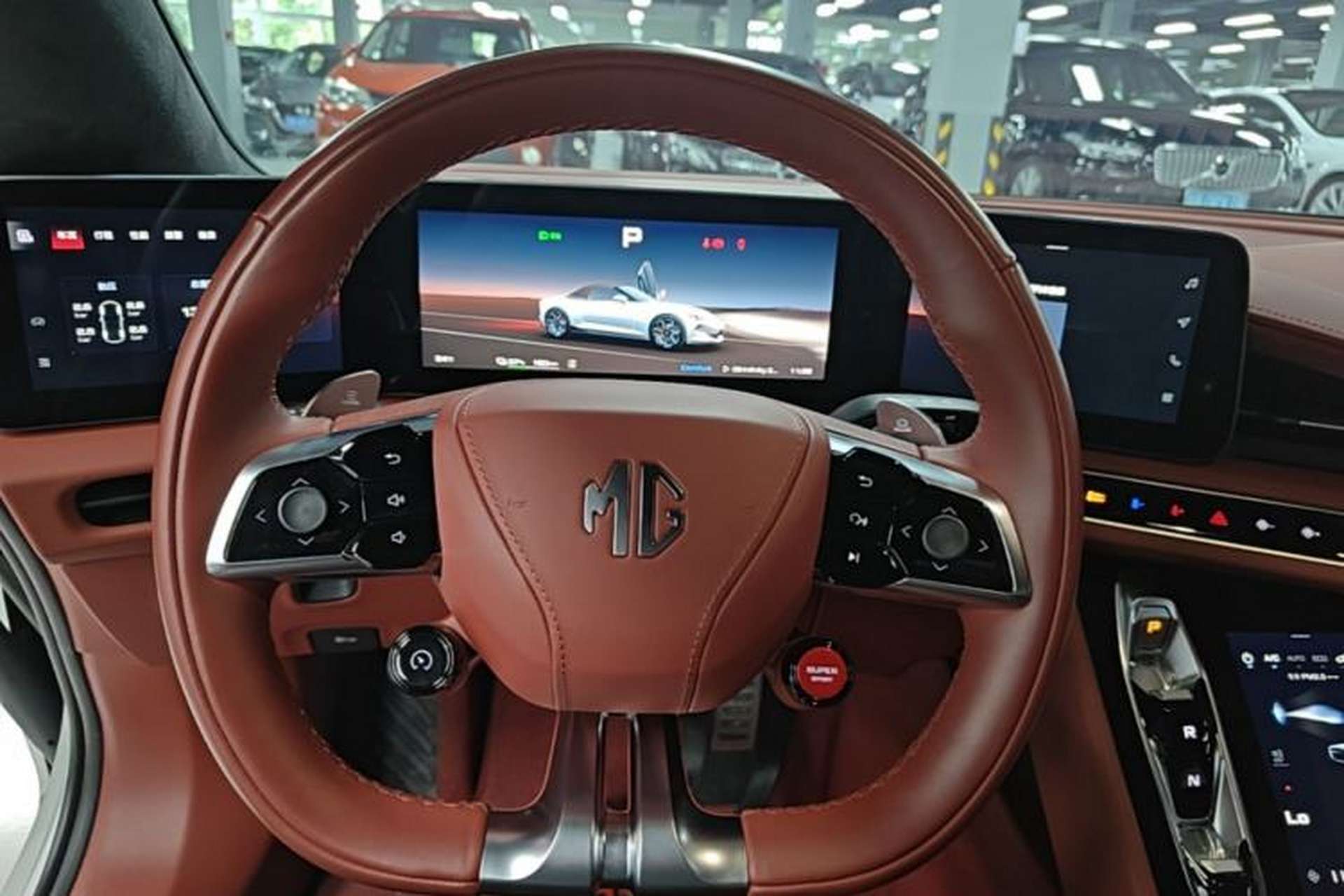 Used MG Cyberster 2024 501km Charming & Heartwarming Edition Steering Wheel