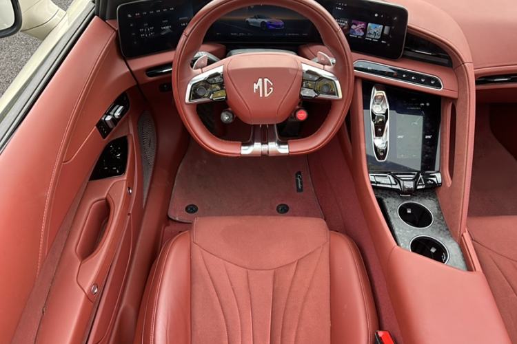 Used MG Cyberster 2024 520 km Legendary All-Wheel-Drive Red Canopy Version Interior 2