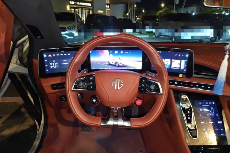 Used MG Cyberster 2024 520 km Legendary All-Wheel-Drive Red Canopy Version Steering Wheel