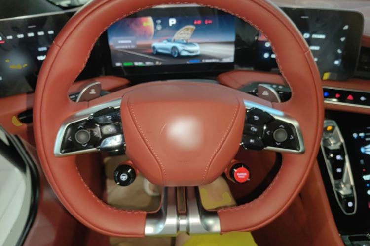 Used MG Cyberster 2024 520 km Legendary All-Wheel-Drive Red Canopy Version Steering Wheel