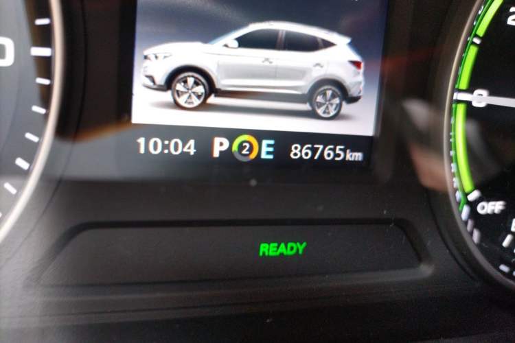 Used MG EZS Electric 2019 E-Pro Edition Odometer Close Up