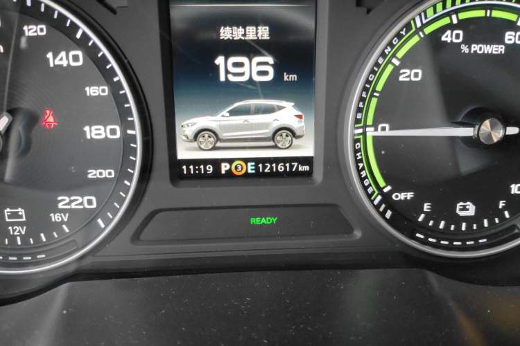 Used MG EZS Electric 2019 E-Plus Edition Odometer Close Up