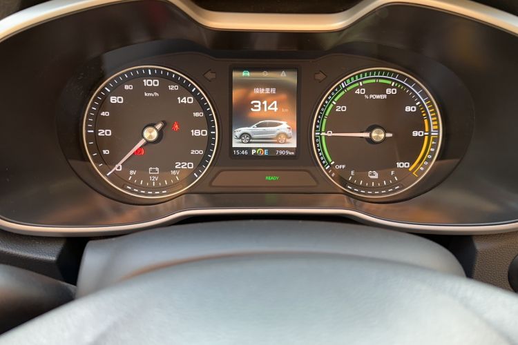 Used MG EZS Electric 2019 E-Plus Edition Odometer Close Up