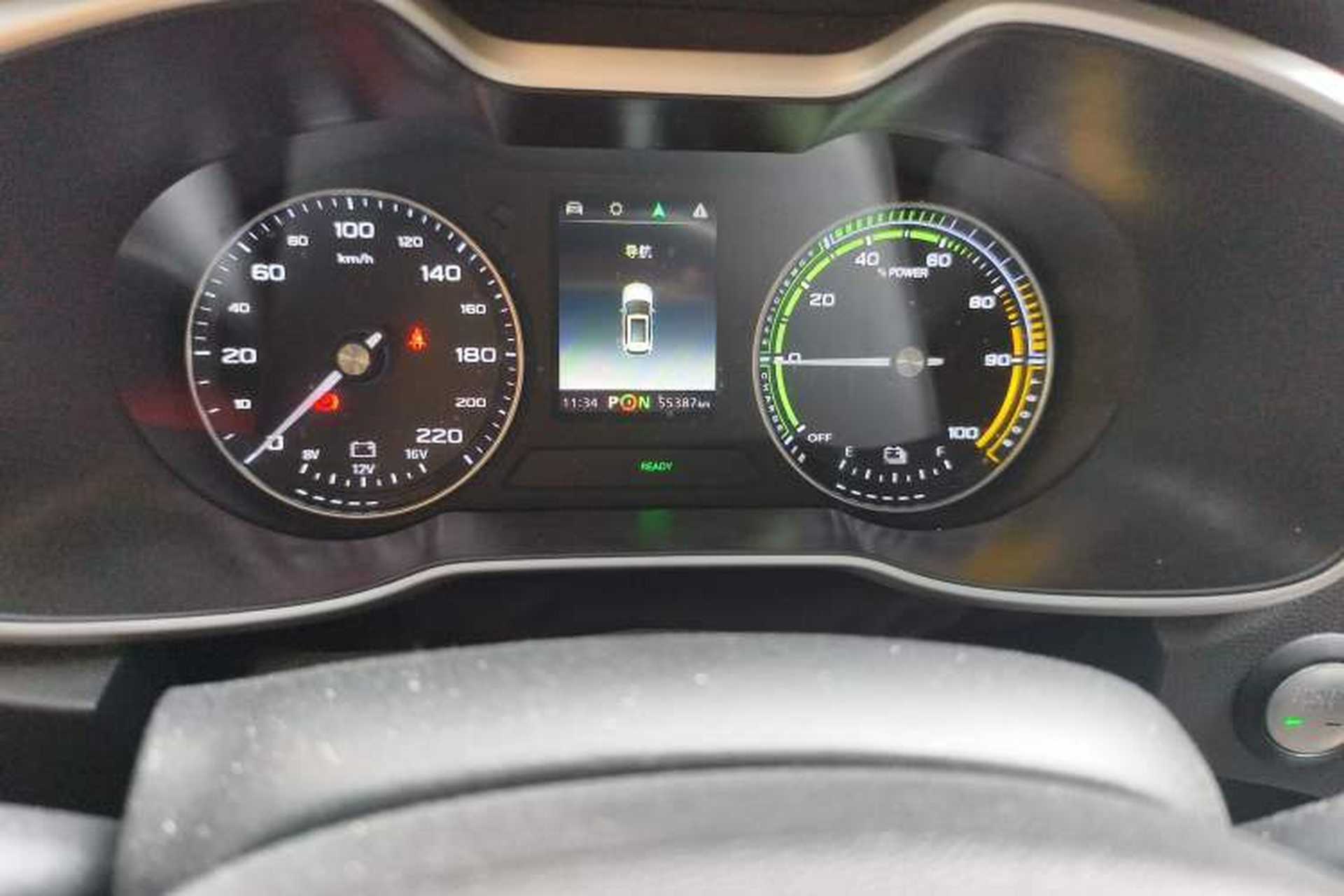 Used MG EZS Electric 2019 E-Pro Edition Odometer Close Up